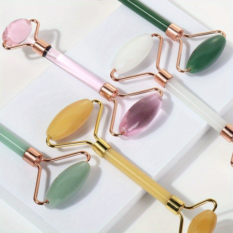 Rouleau Massage Visage Double Tête