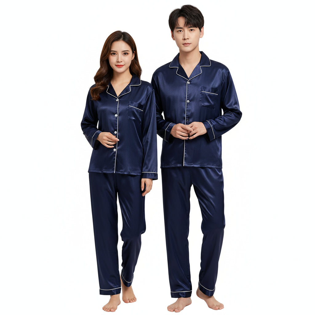 Pyjama Satin Uni Couple