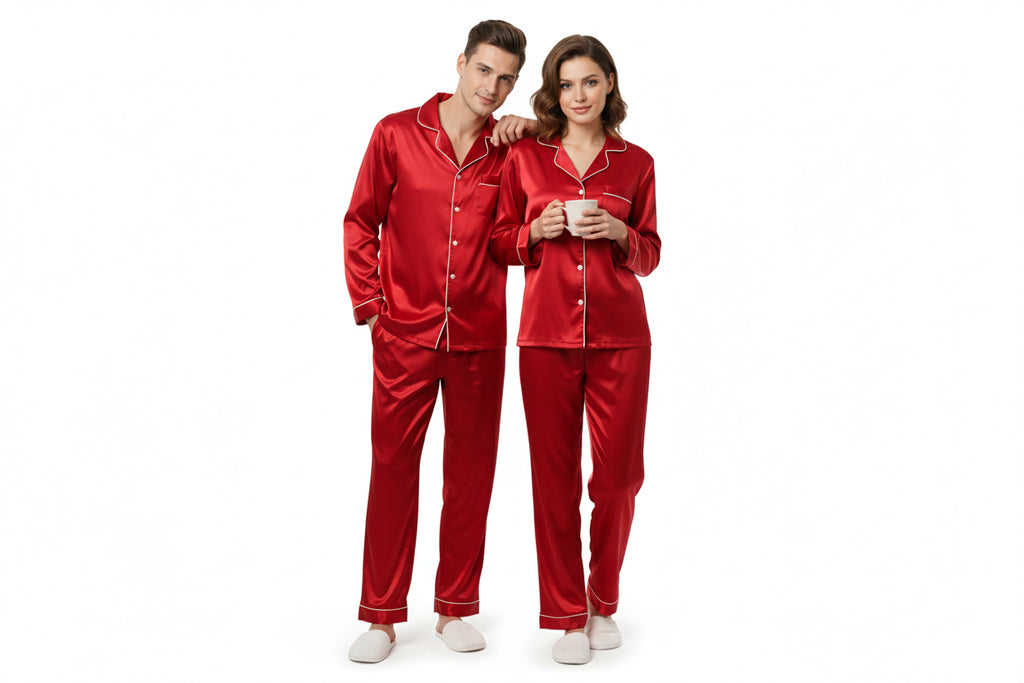 Pyjama Satin Uni Couple