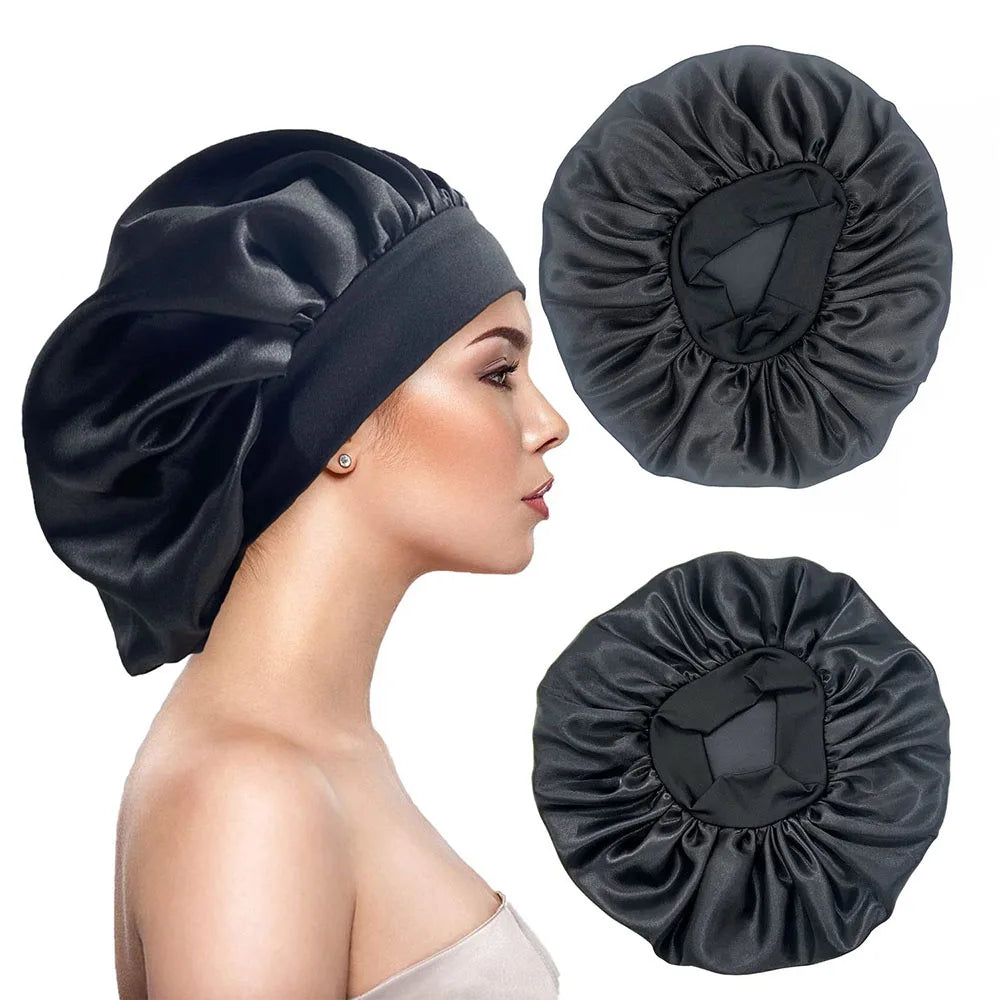 Bonnet en Satin pour Cheveux