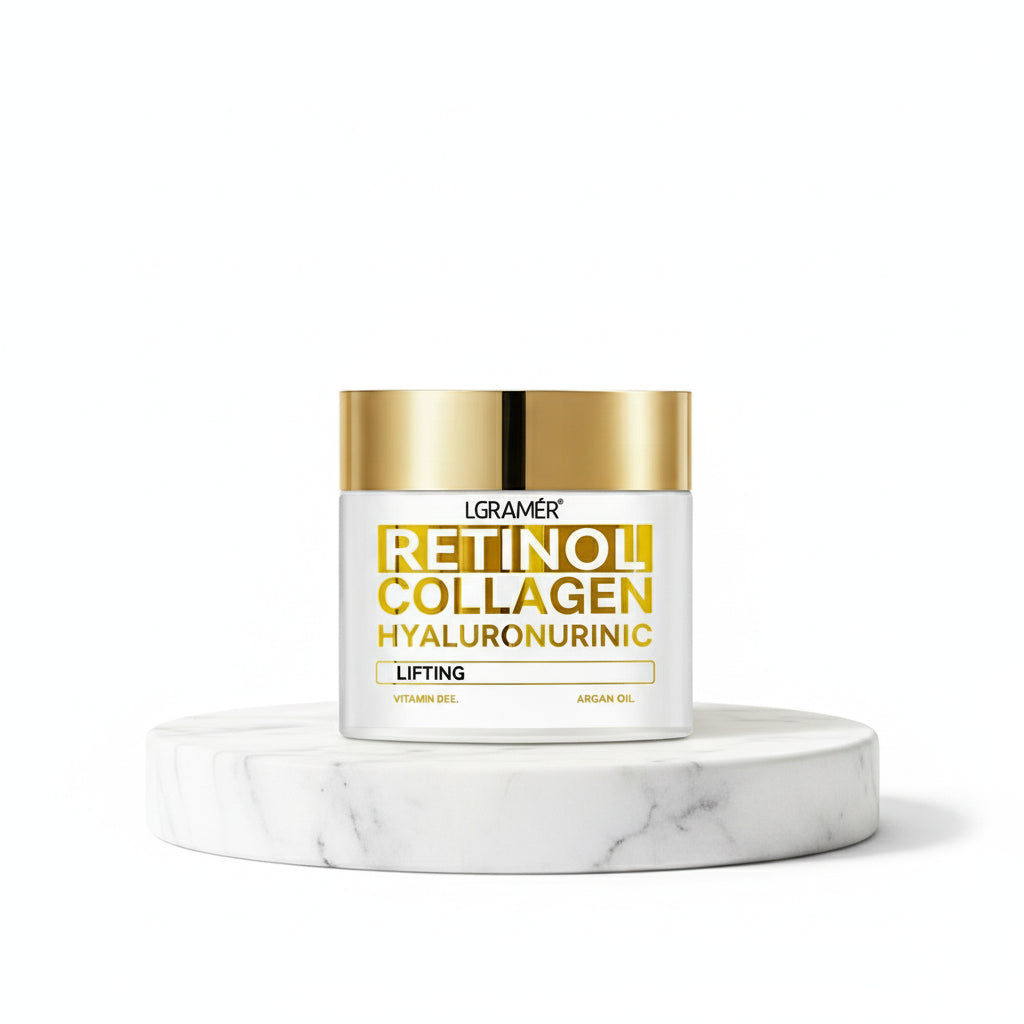 Crème Visage Rétinol, Collagène & Acide Hyaluronique