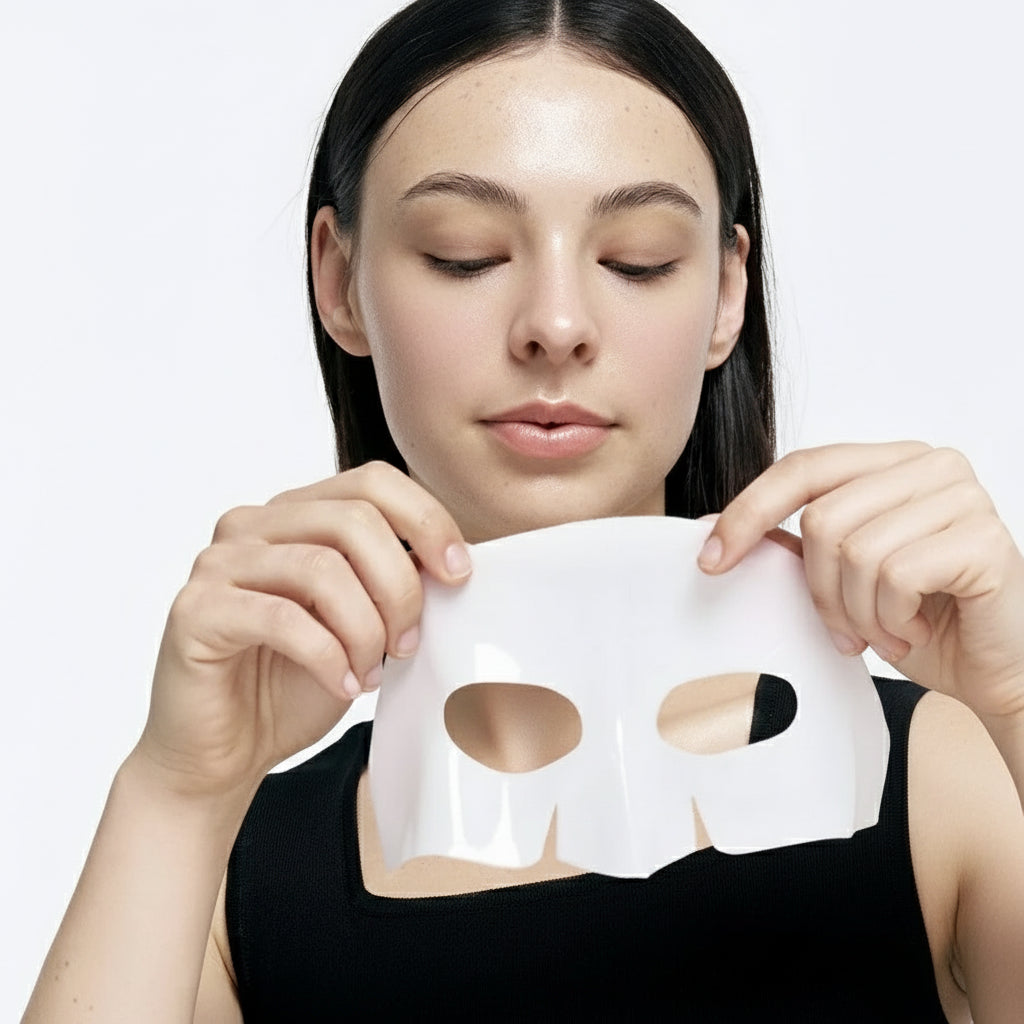 Masque Visage Bio Collagène – Hydratant Nuit, Réducteur de Pores, Repulpant et Éclat Instantané