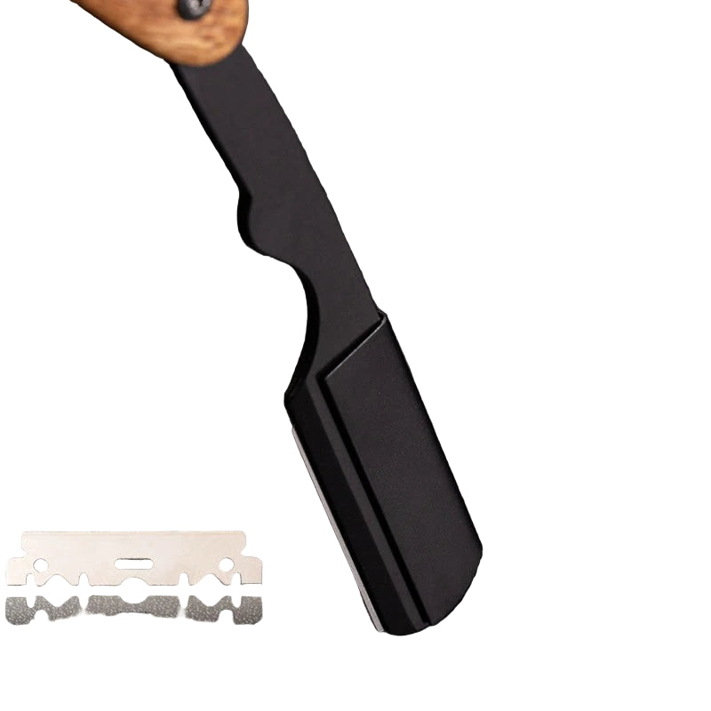 Rasoir Shavette à Manche en Bois